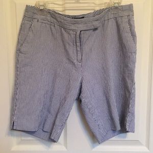 Talbots Petites Seersucker shorts